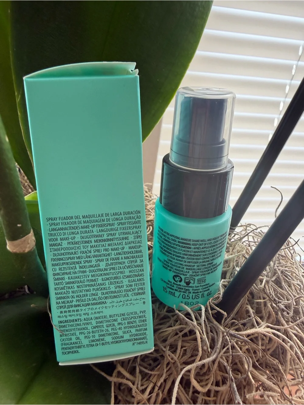 Benefit The POREfessional Super Setter Makeup Setting Spray — Turquoise